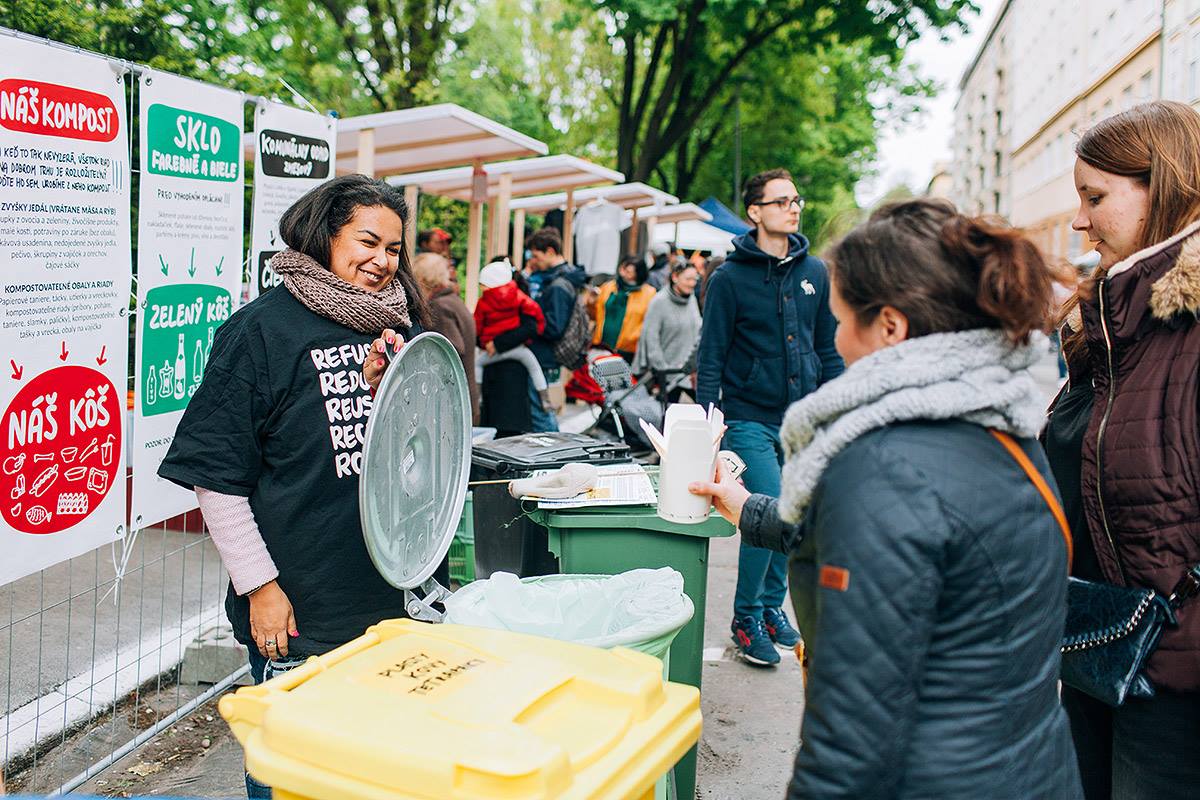 Podujatie bez záplavy použitých plastových pohárov či tanierikov? Dobrý trh ukázal, že sa to dá